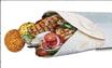 Falafel With Grilled Halloumi Cheese Wrap